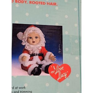 New Precious Kids Baby Lucy Santa Doll NRFB